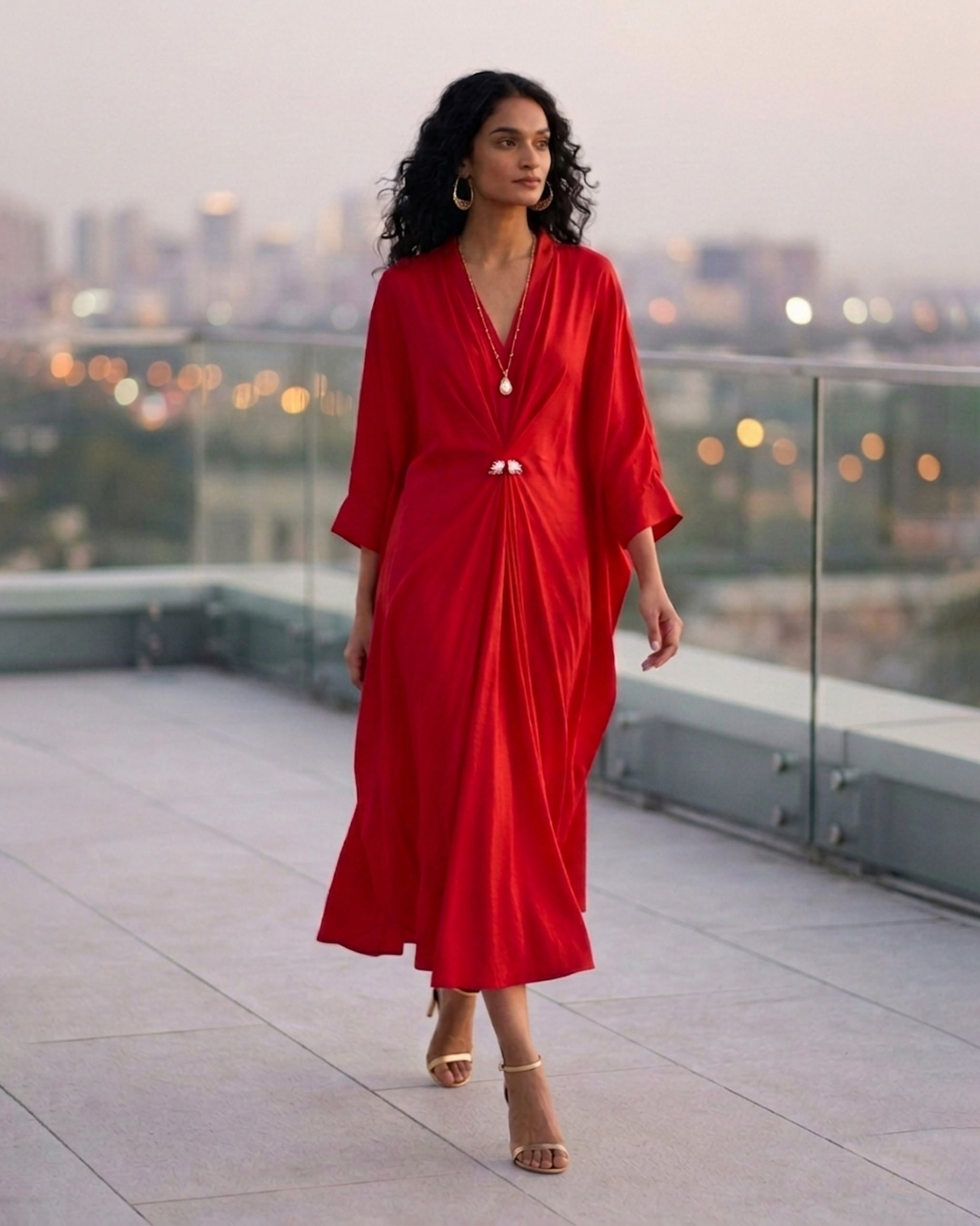 Tapi Kaftan - Red