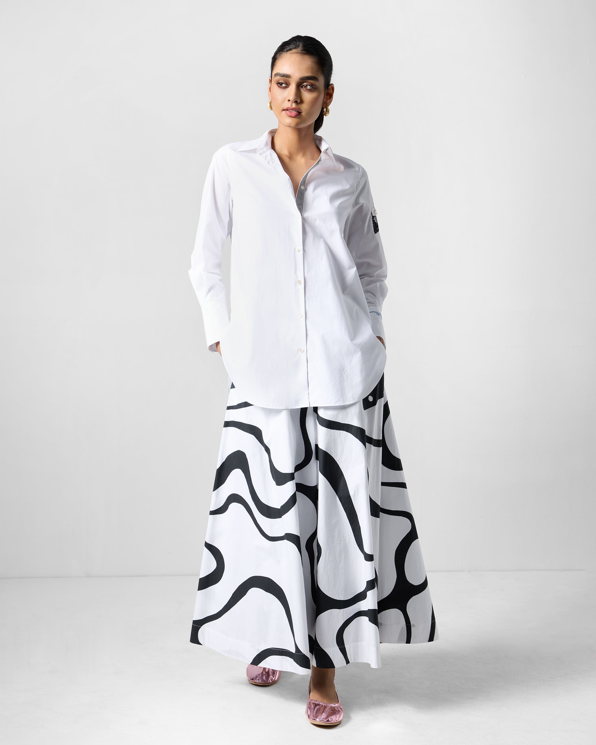 Trench Shirt - White