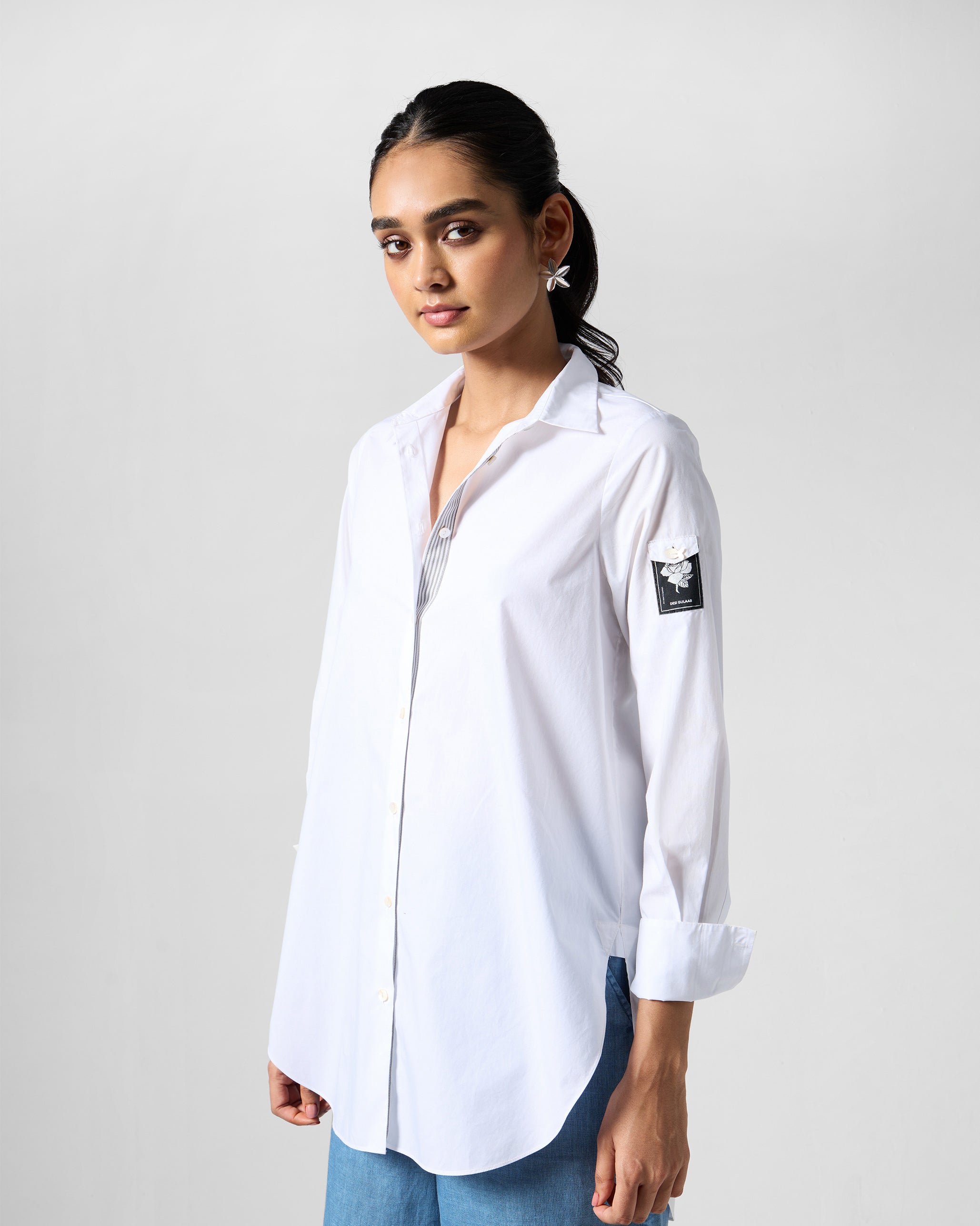 Trench Shirt - White