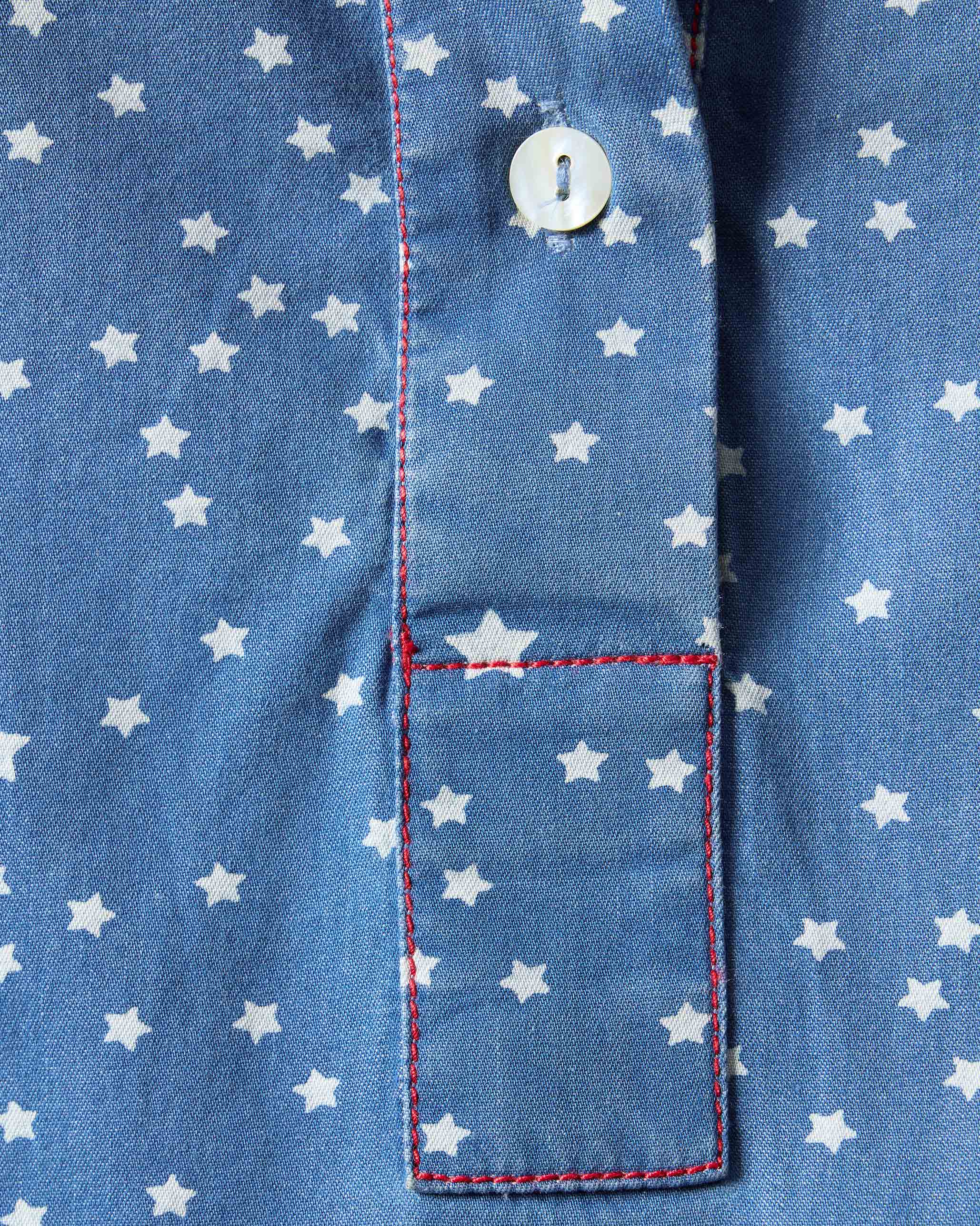 Swing Top - Blue & White Printed
