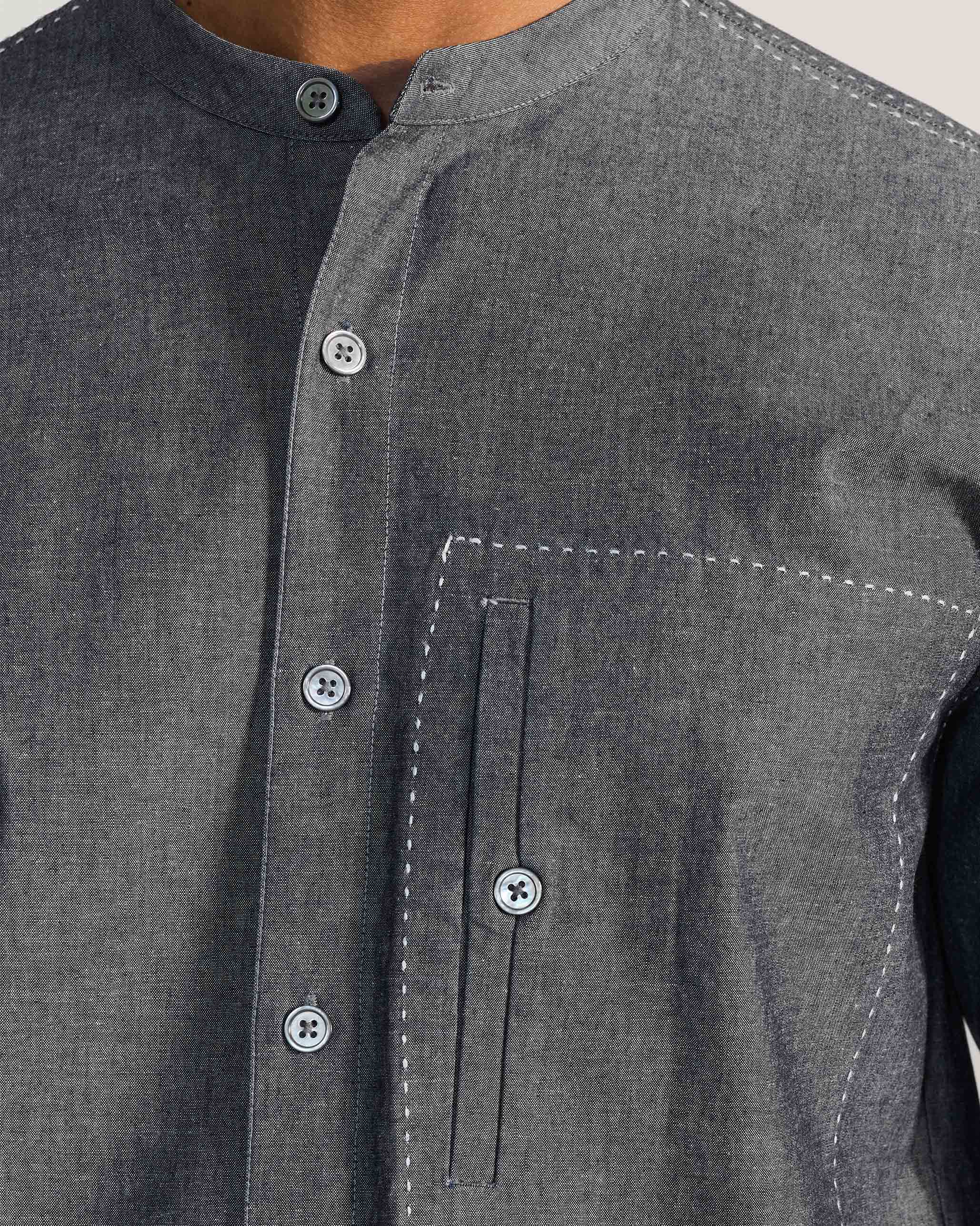 Marten Shirt - Charcoal