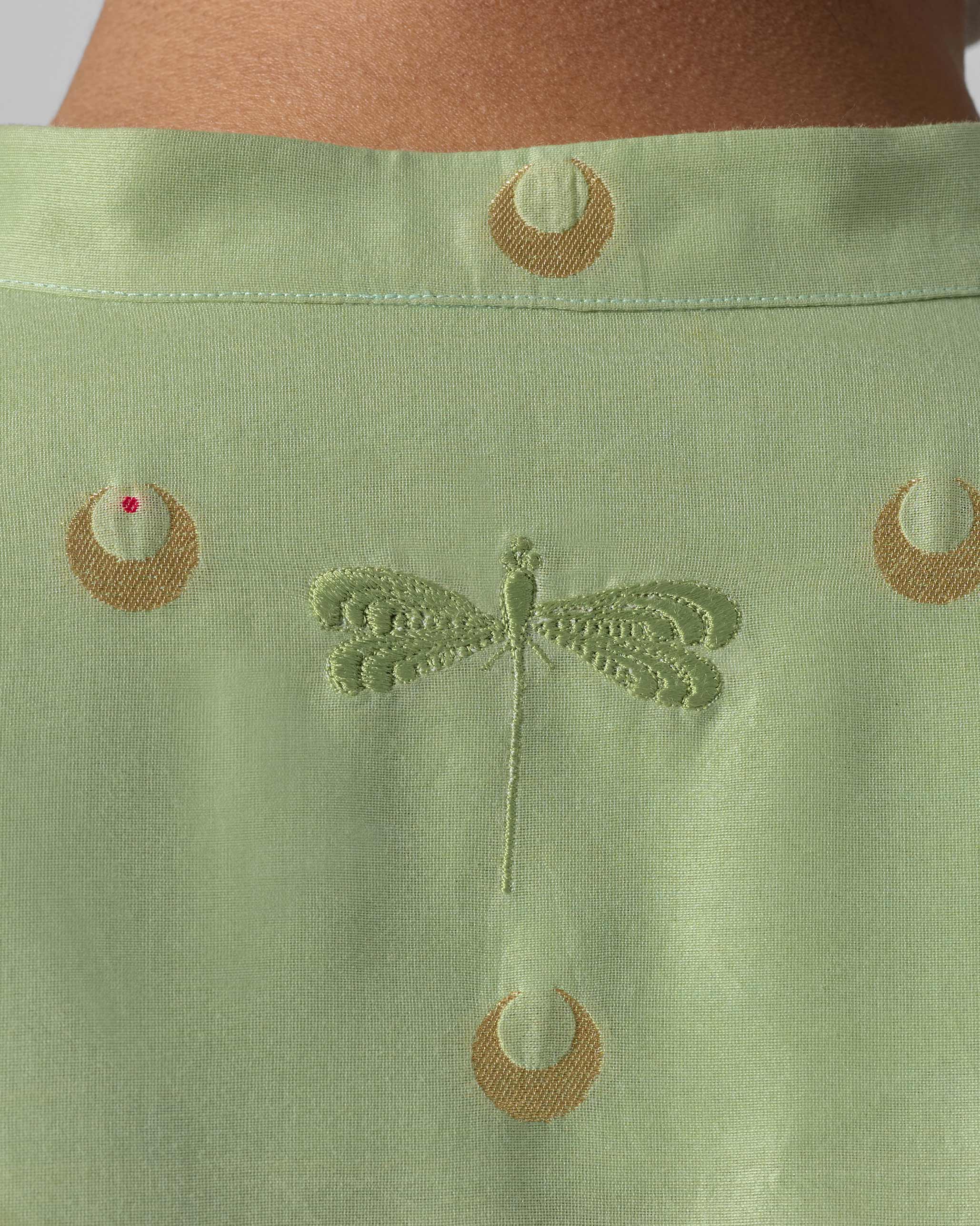 Astral Kurta - Mint Green