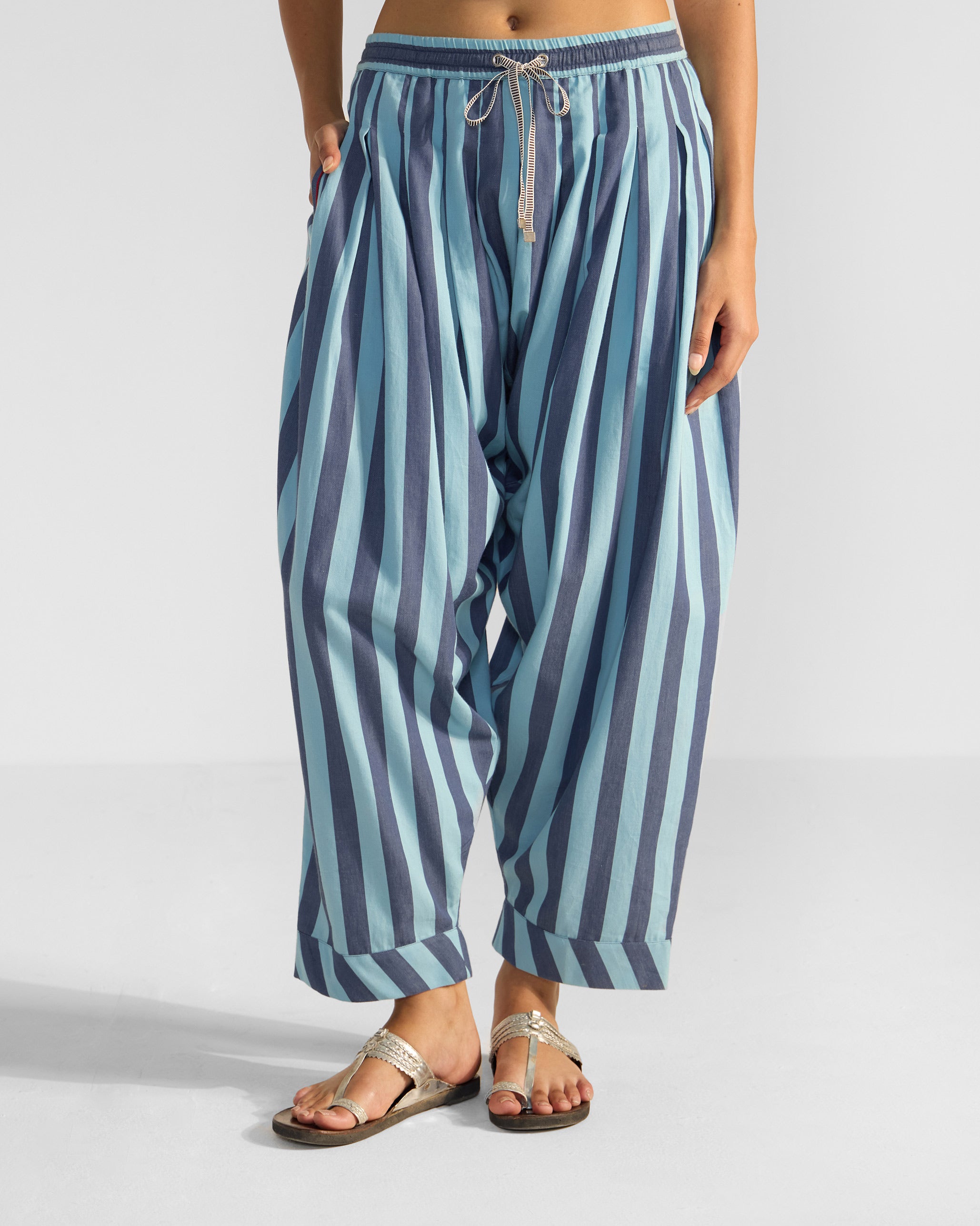 Salem Pants - Blue Stripes
