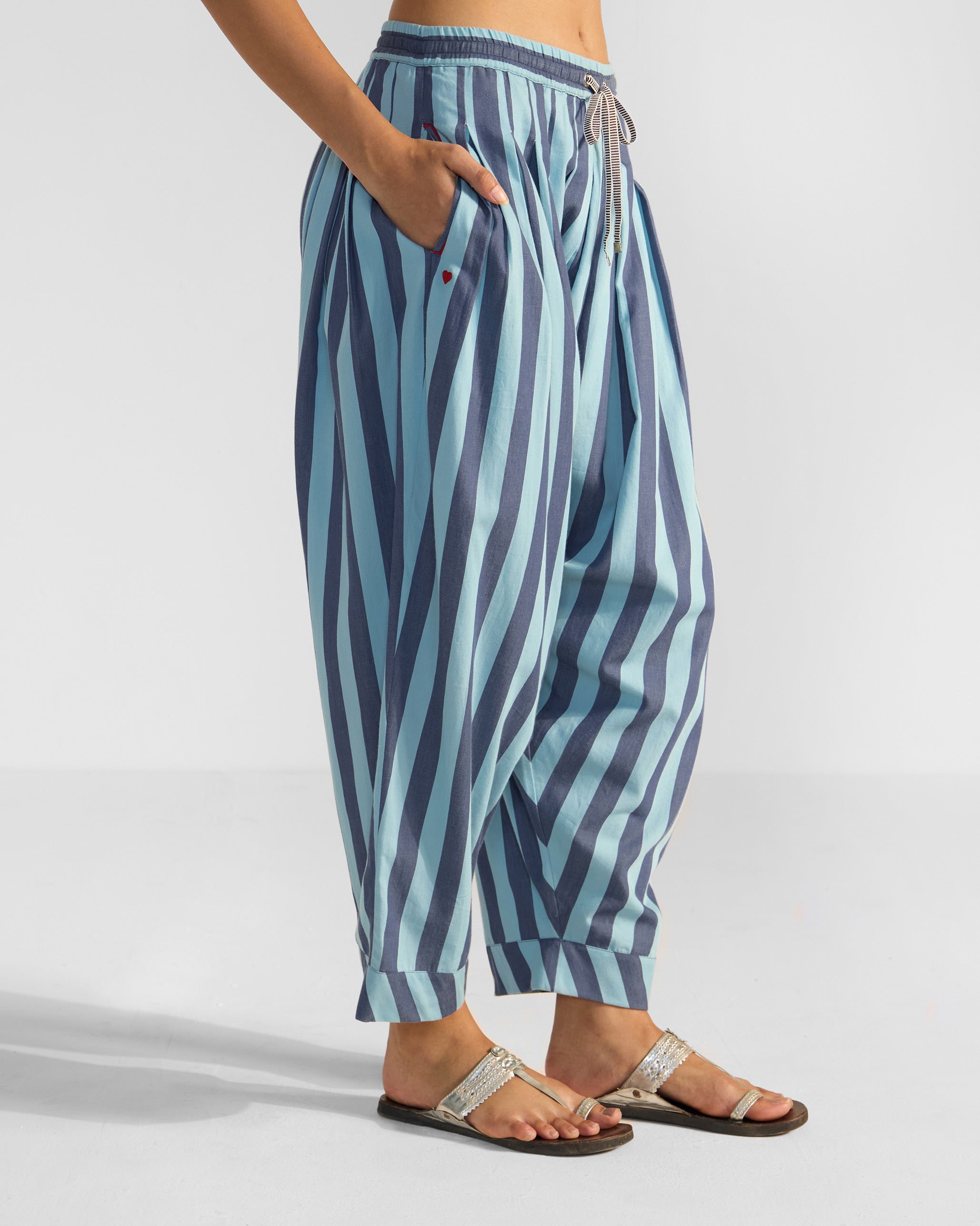 Salem Pants - Blue Stripes