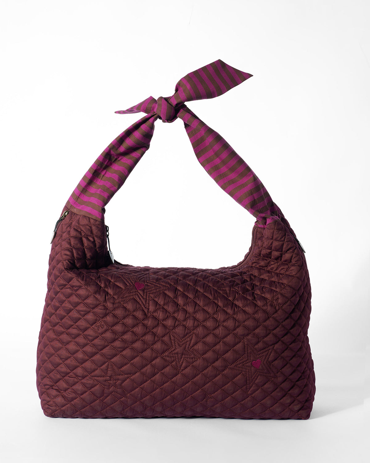 Mulberry Farah Bag with star and heart embroidery.