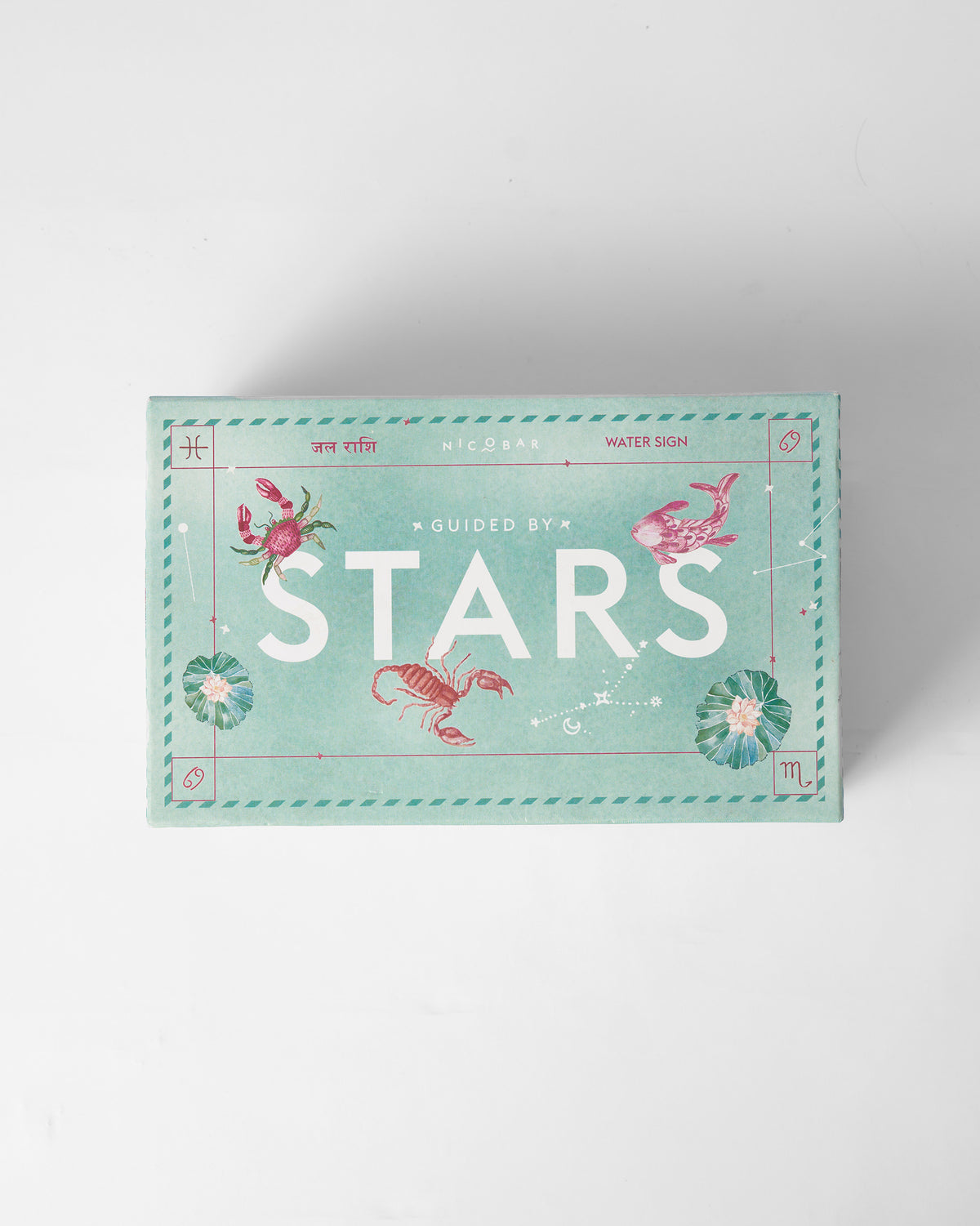 Guided by Stars water-sign Nicobar gift box for the Nico Scorpio set.