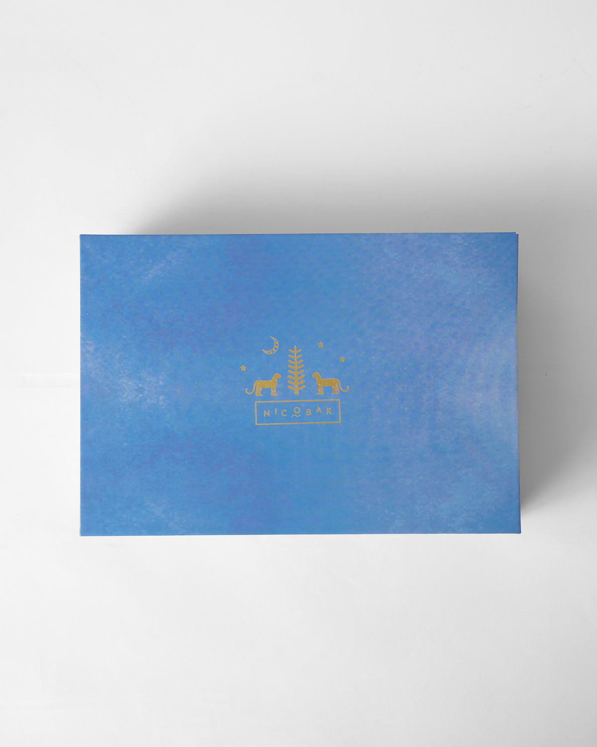 Blue Nicobar gift box for the Tropics photo frame set.