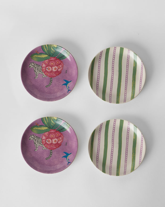 Four plates from above