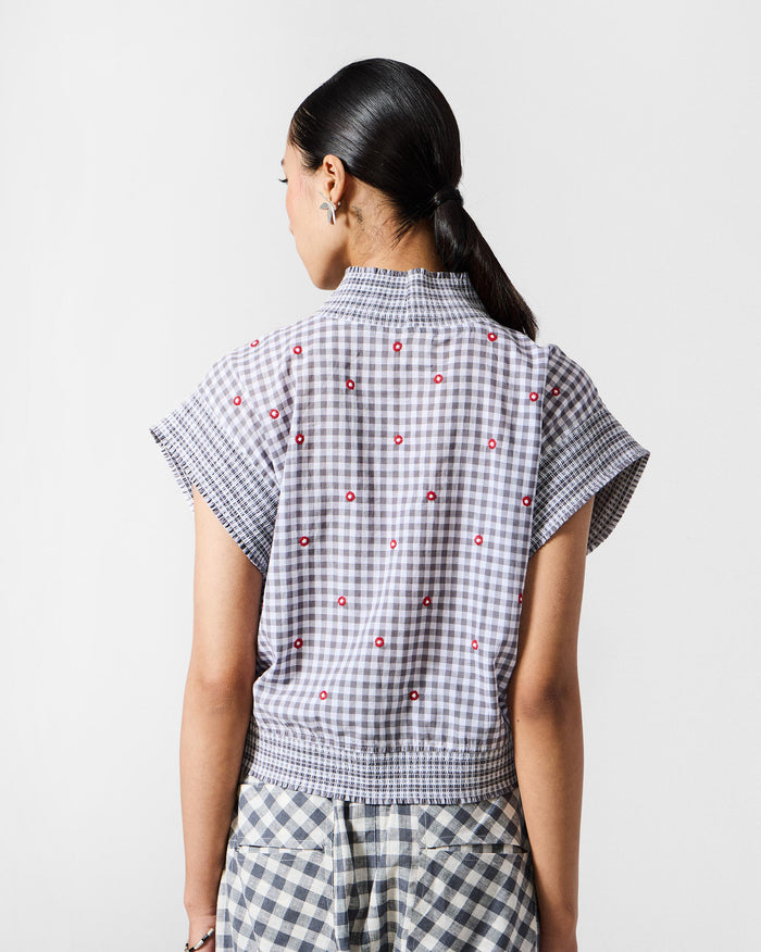 The Lehar Top Set - Grey & White