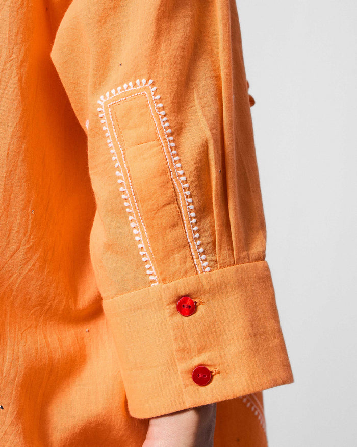The Lazy Sunday Tunic Set - Orange