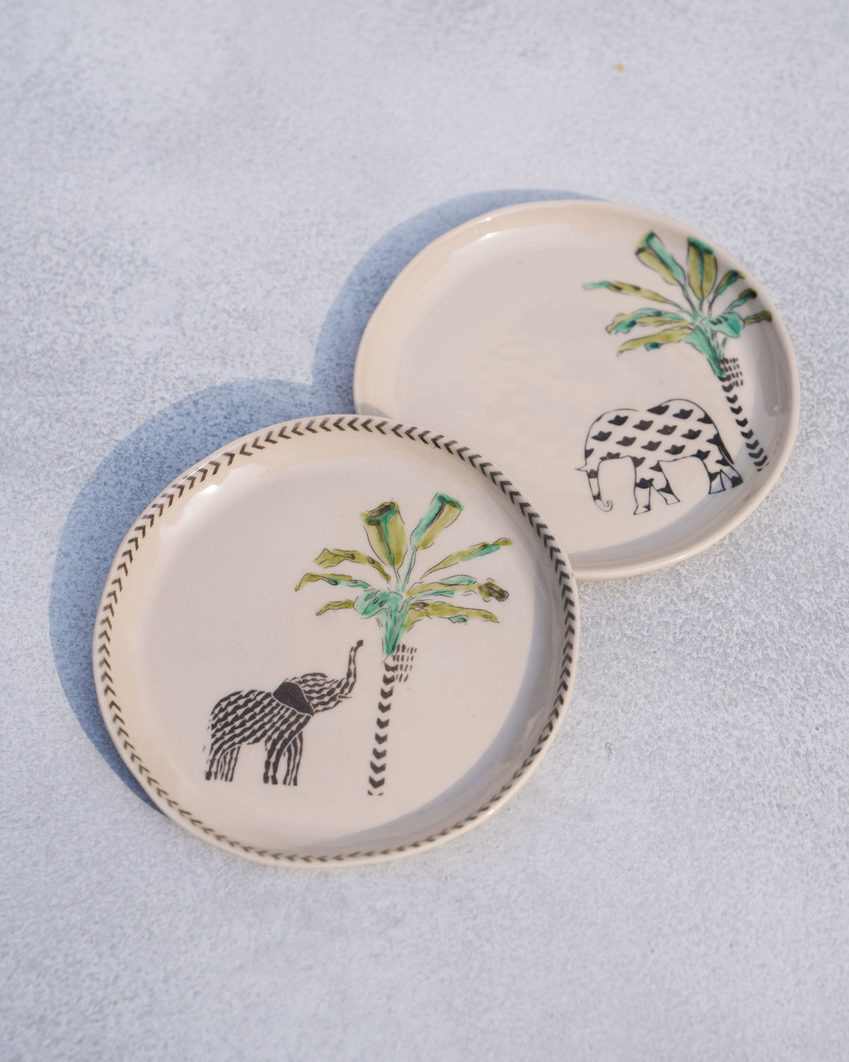 The two plates side by side.