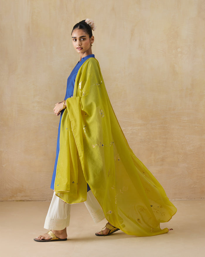 Gale Dupatta - Printed Cotton Silk