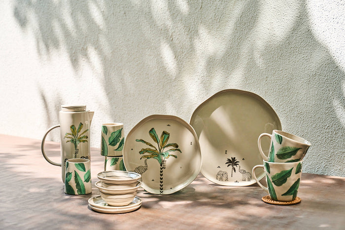 Ceylon Palm Quarter Plate - TSSxNB