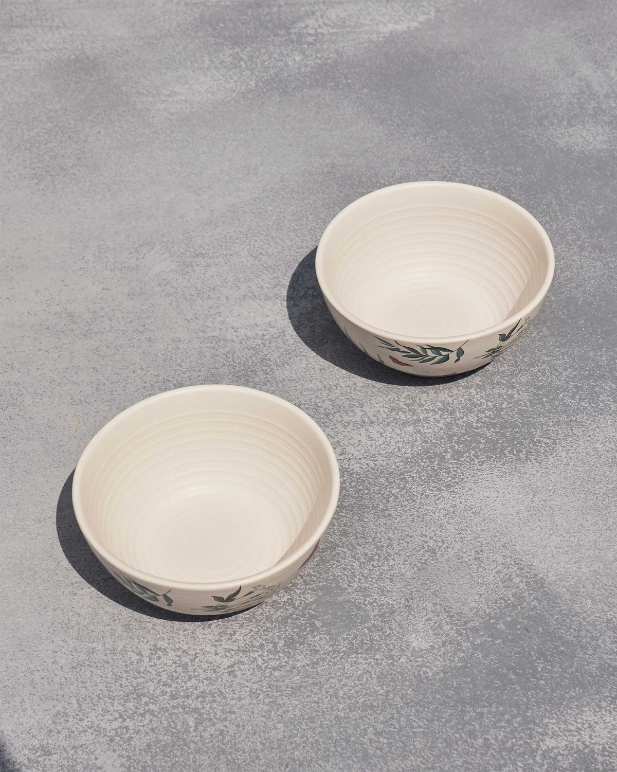 Inside a bowl.