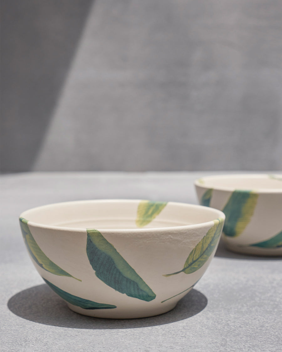 A Ceylon Cereal Bowl close up.