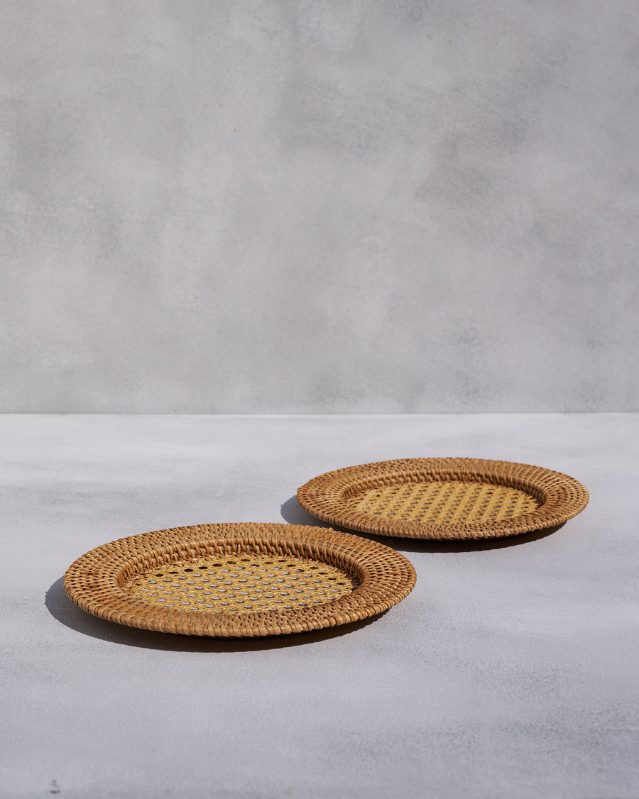 The two Rattan Chargers.