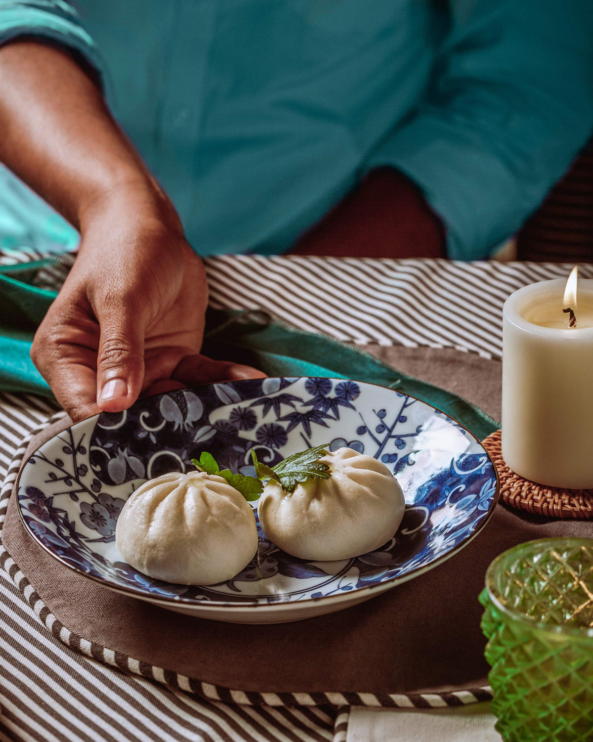 Bao in a Donburi bowl.