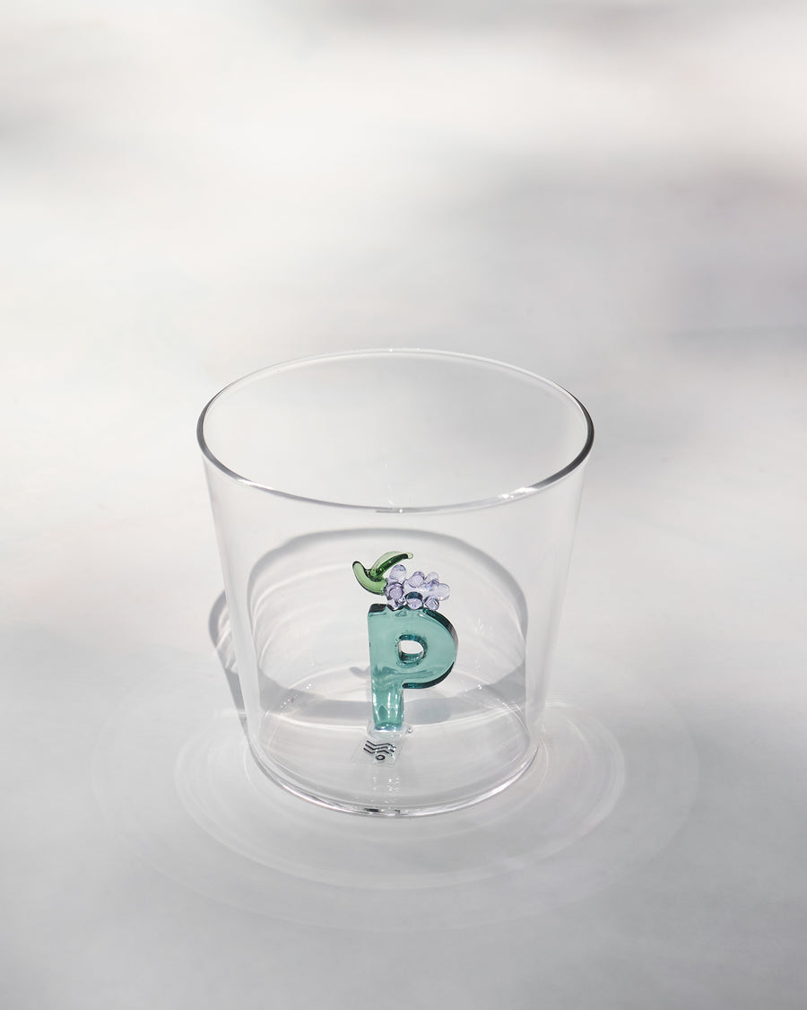 The P Alphabet Glass.