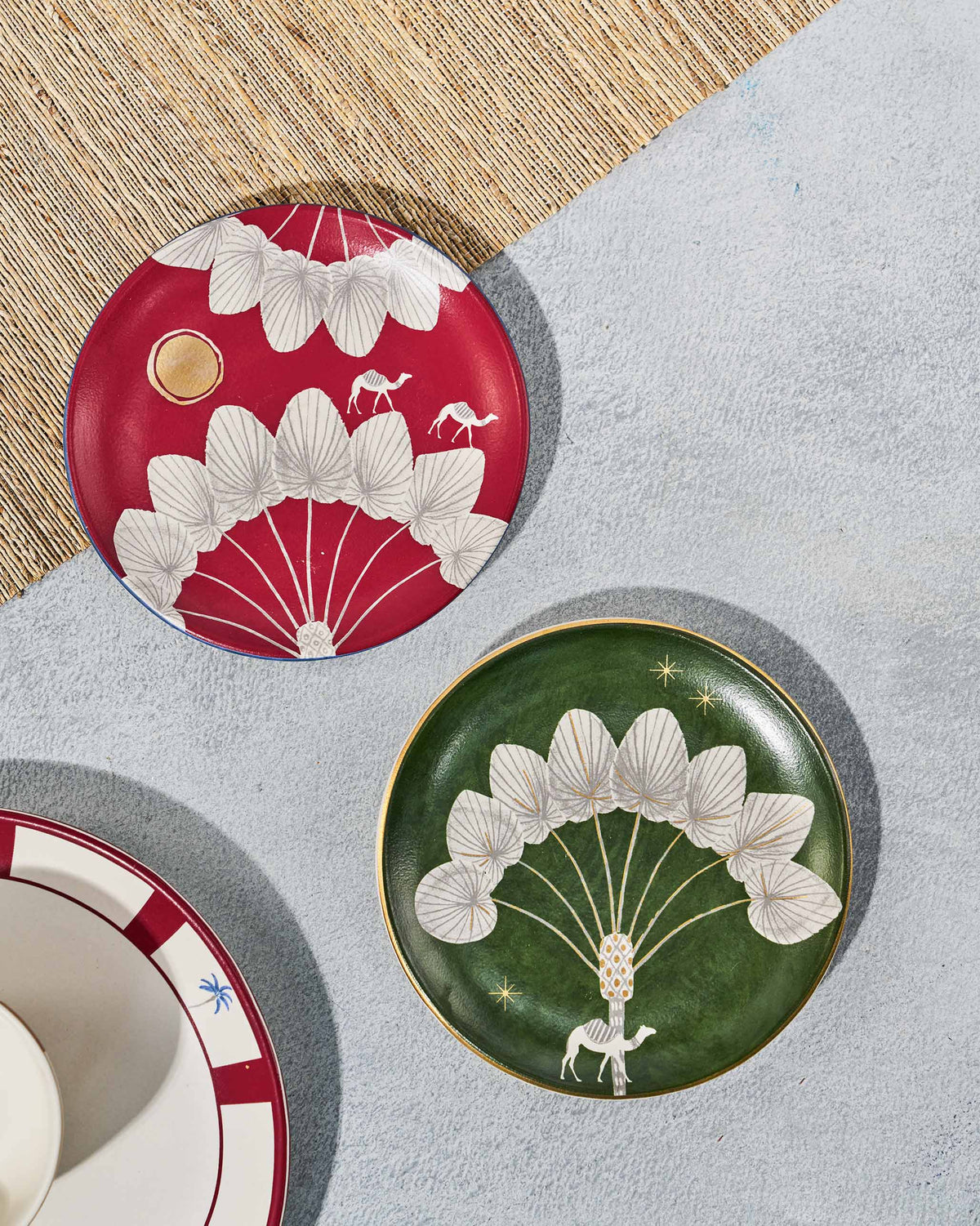 The two Desert Trail quarter plates on the table.