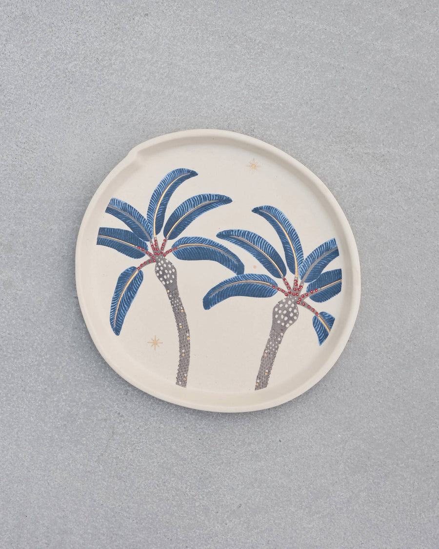 The Dancing Palm Dessert Plate.