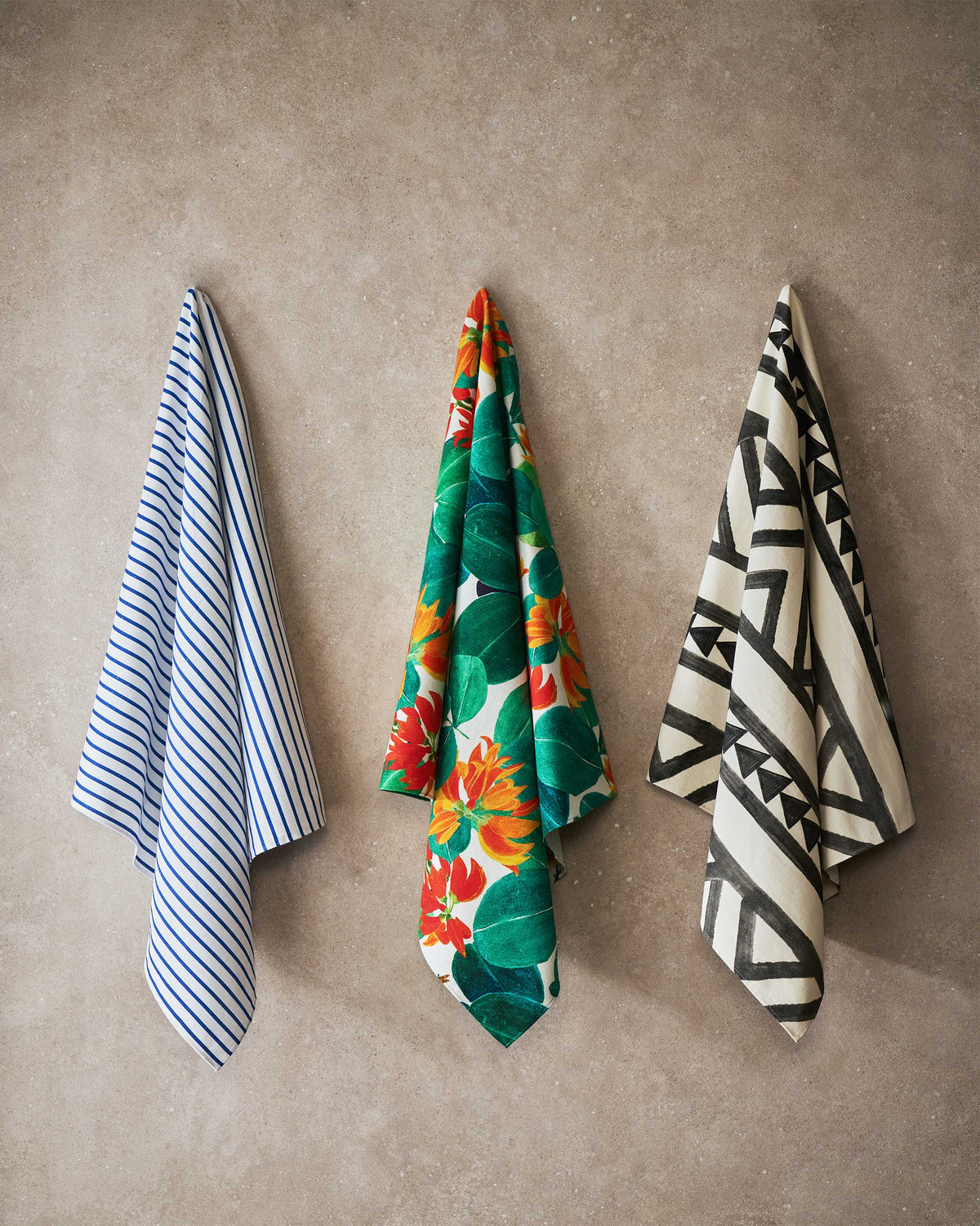 Fabric swatches.