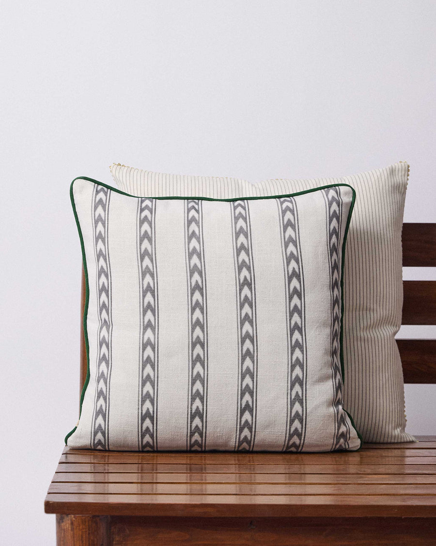 The back of the Ceylon Trail Cushion Cover.