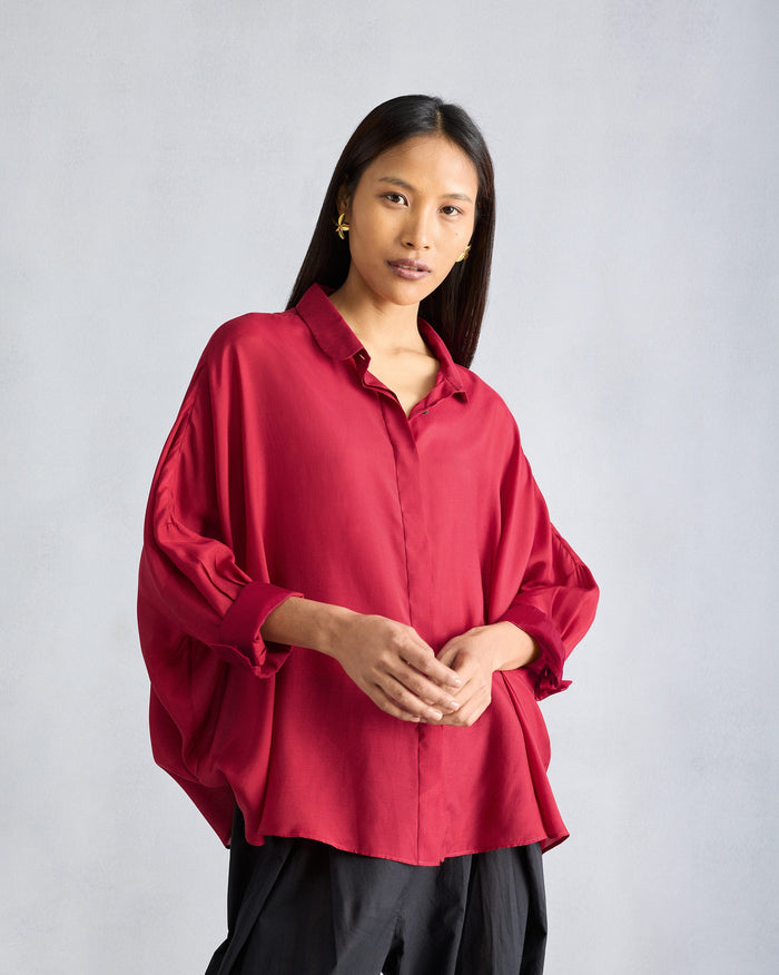 Boxy Shirt - Red