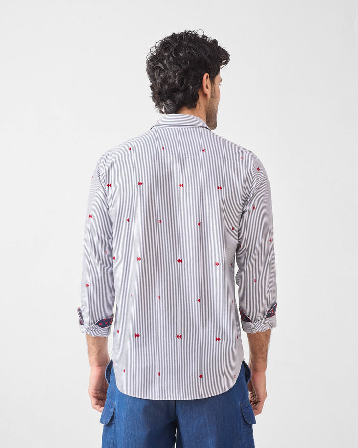 Hakuna Shirt - Red Embroidered
