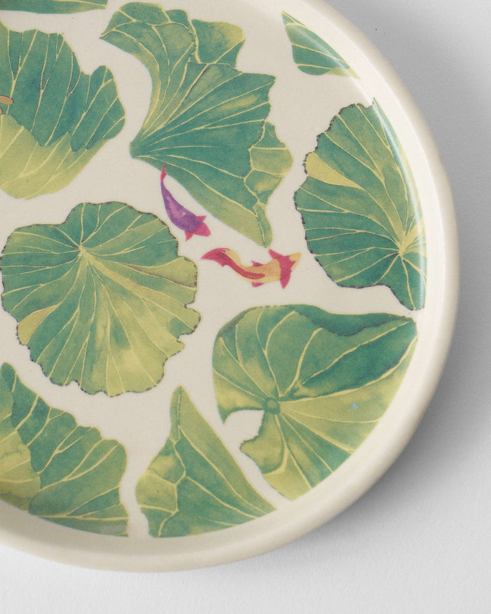 Lily Pond Dessert Plate
