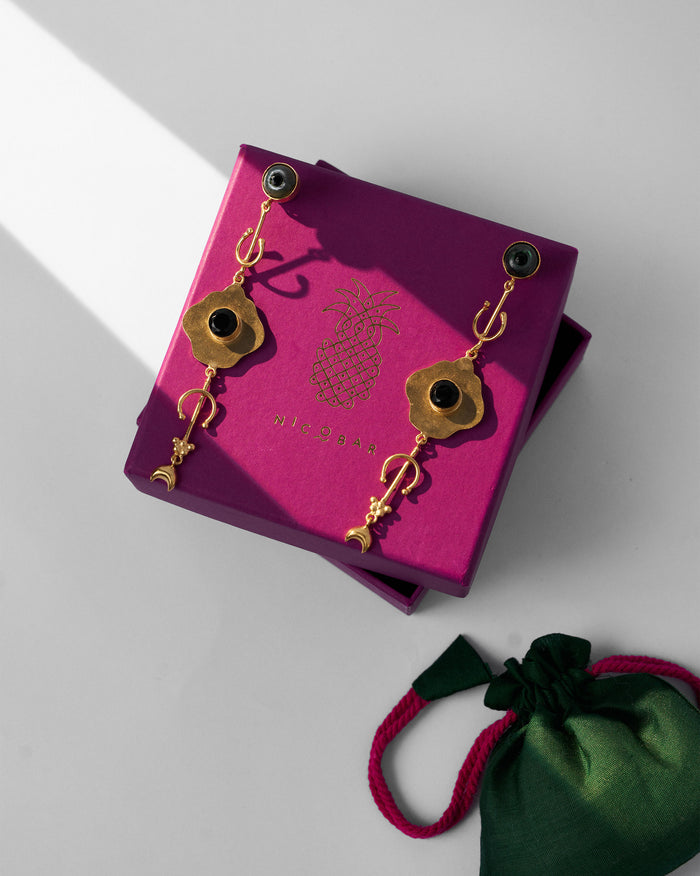 Berber Eye Dangler - Gold
