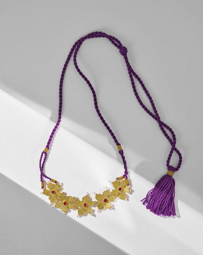 Phool Haar Necklace - Gold
