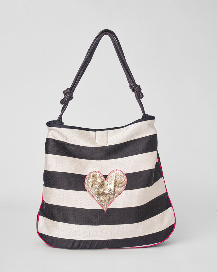 Nomad Tote - Black & Ivory