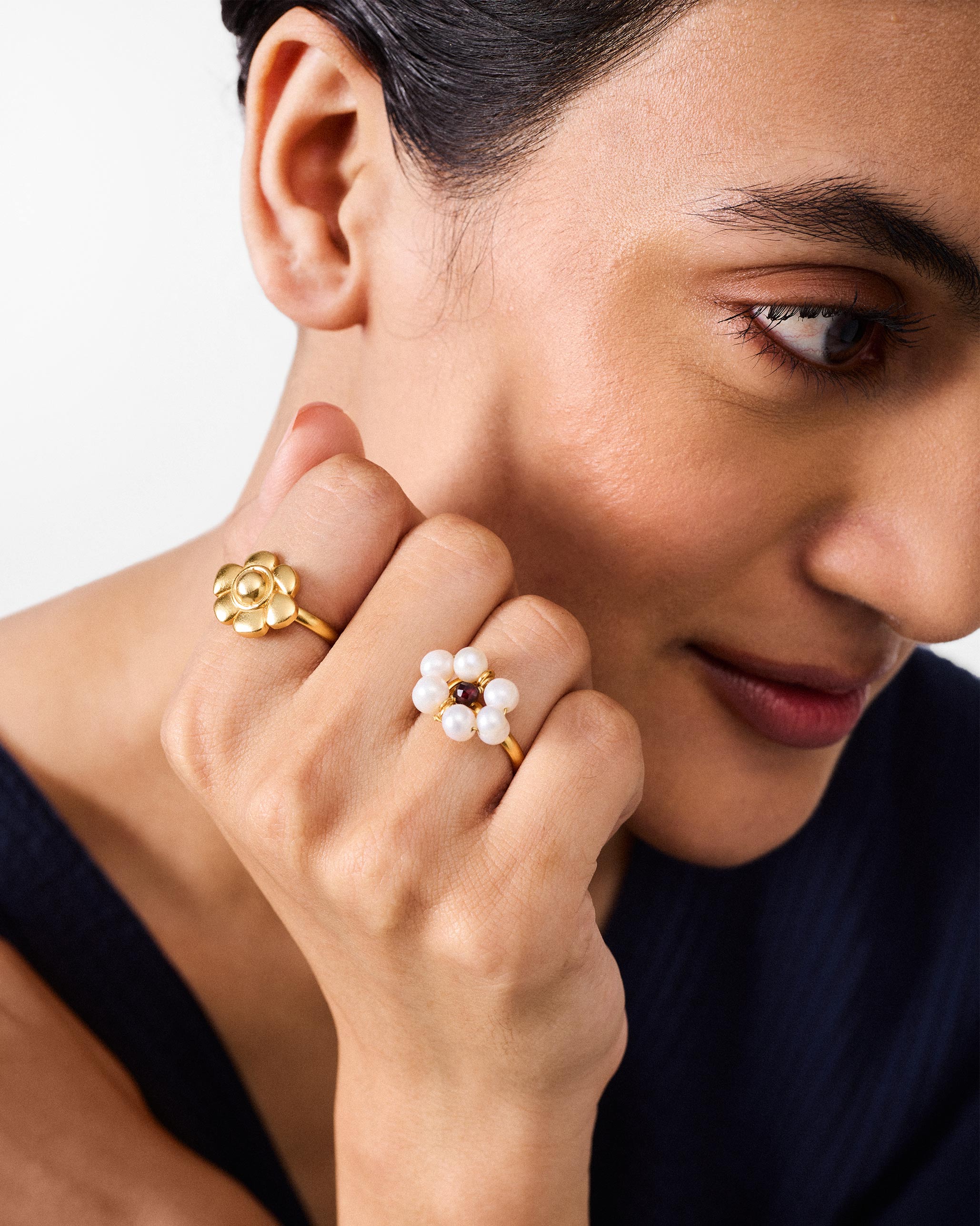 Mogra Rings - Gold