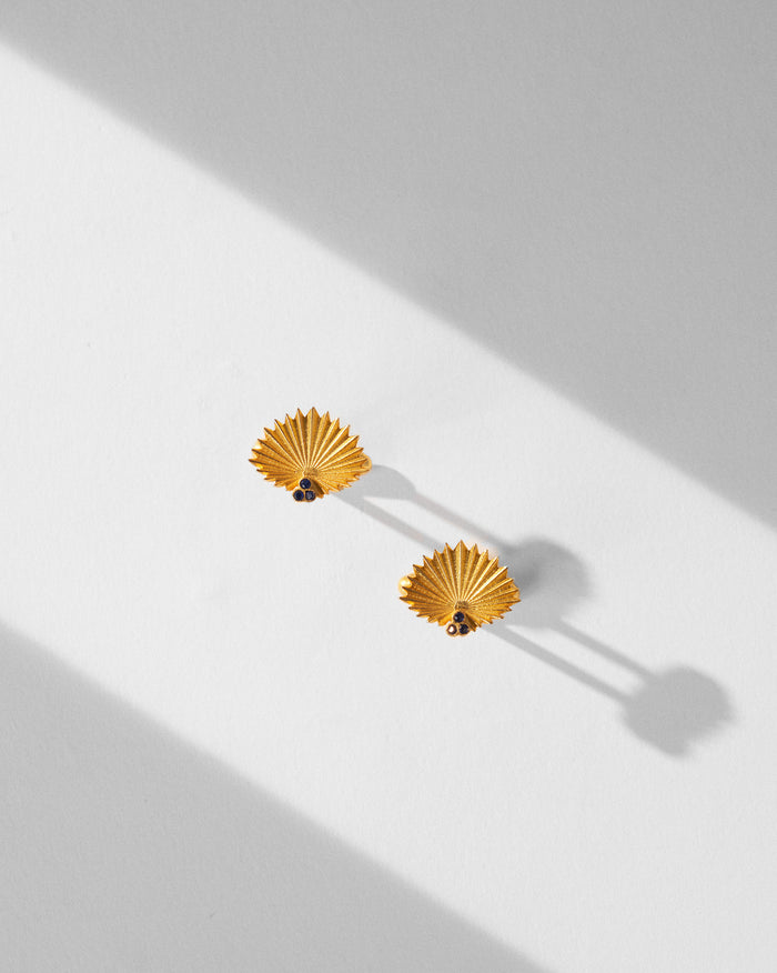 Palm Leaf Cufflinks - Gold