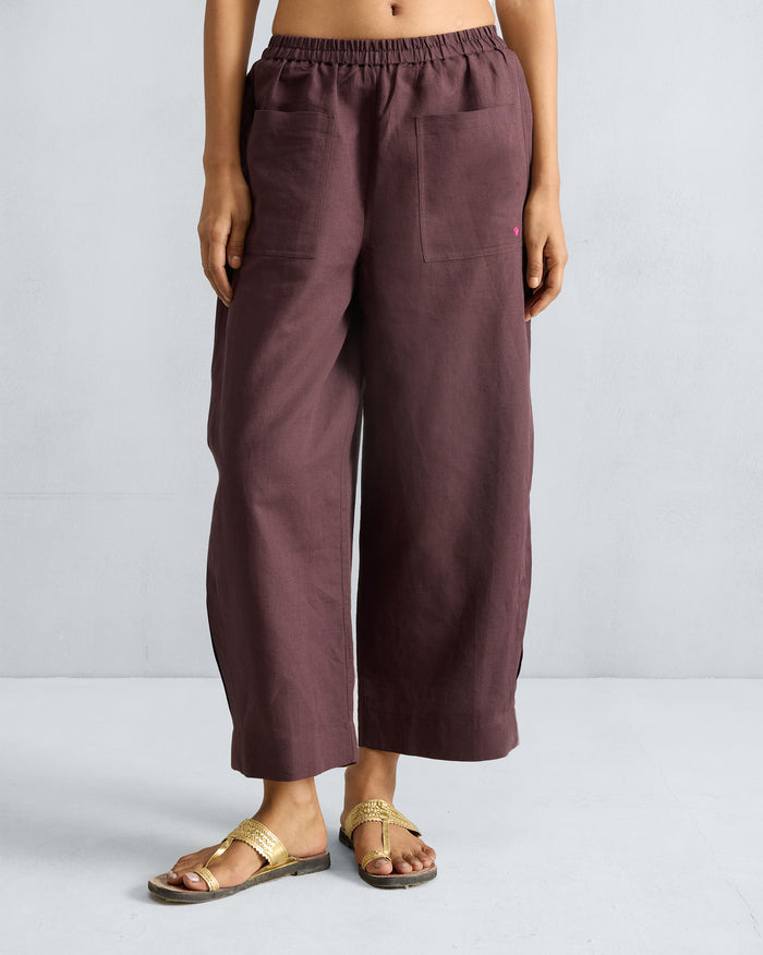 Serene Pants - Chocolate Plum