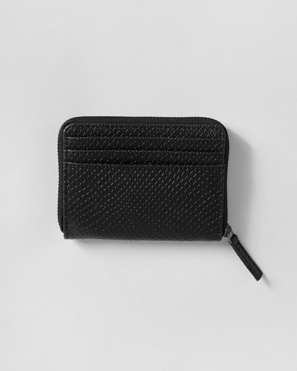 Black All Rounder Wallet showing three exterior card slots.