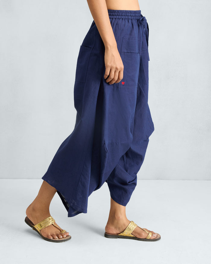 Yoka Trousers - Ink Blue