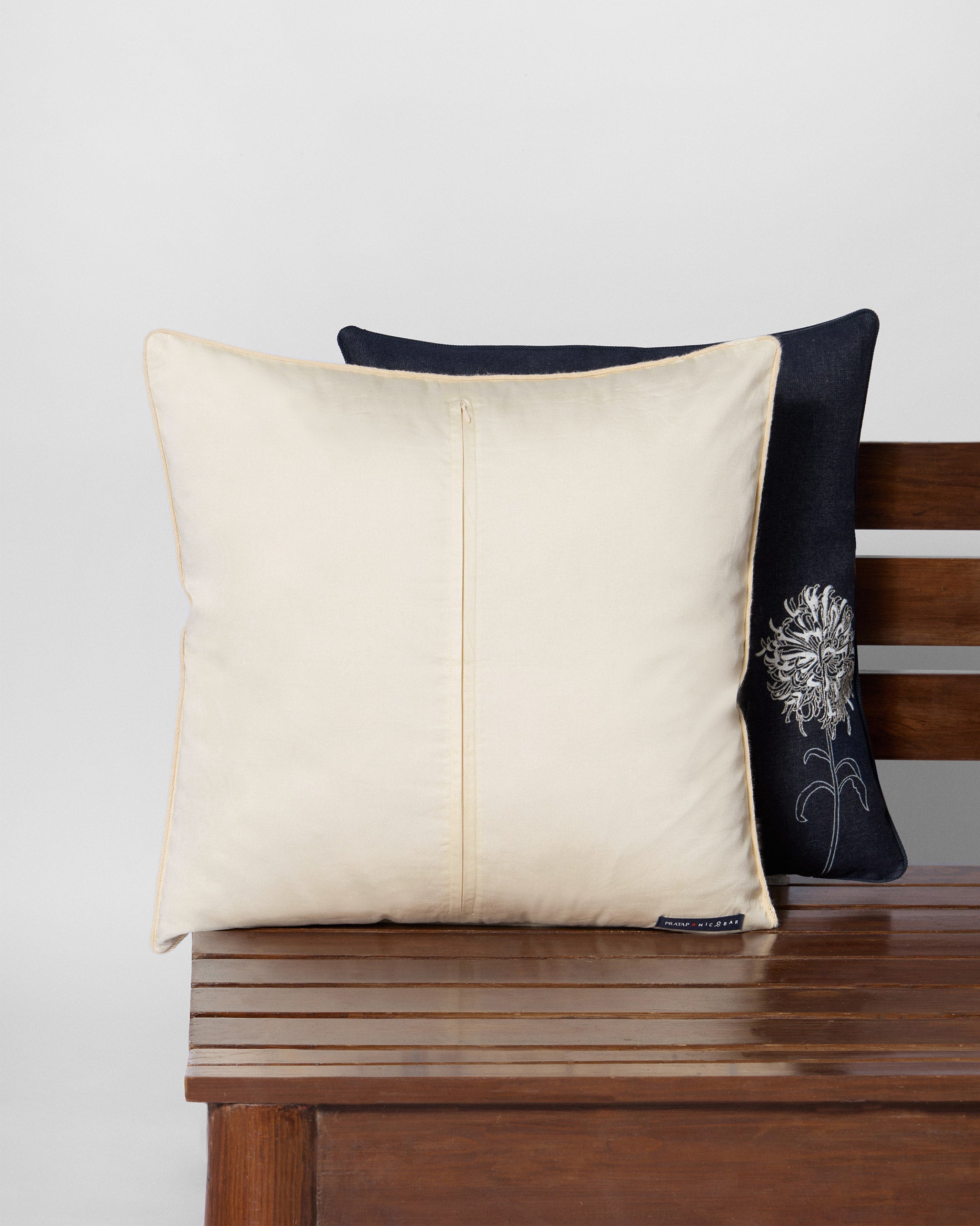 Nilgiri Champaca Pintuck Cushion