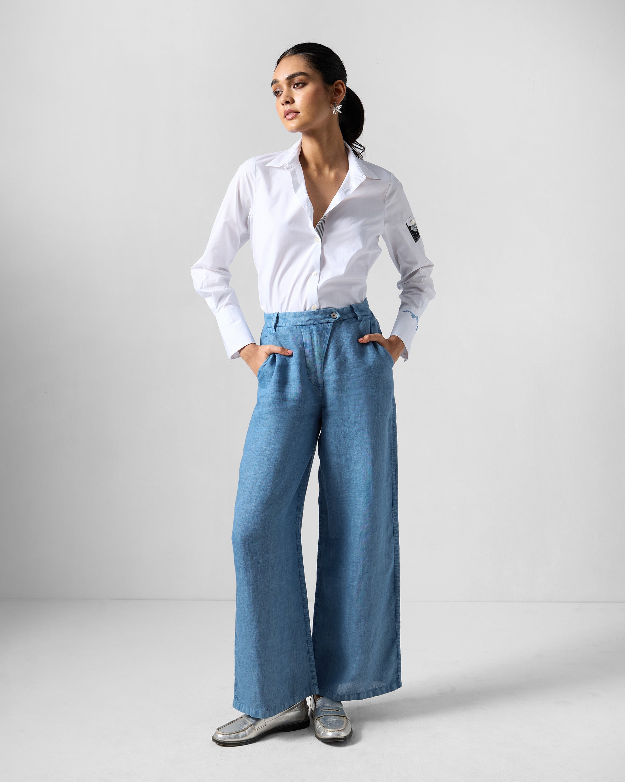 Trench Shirt - White