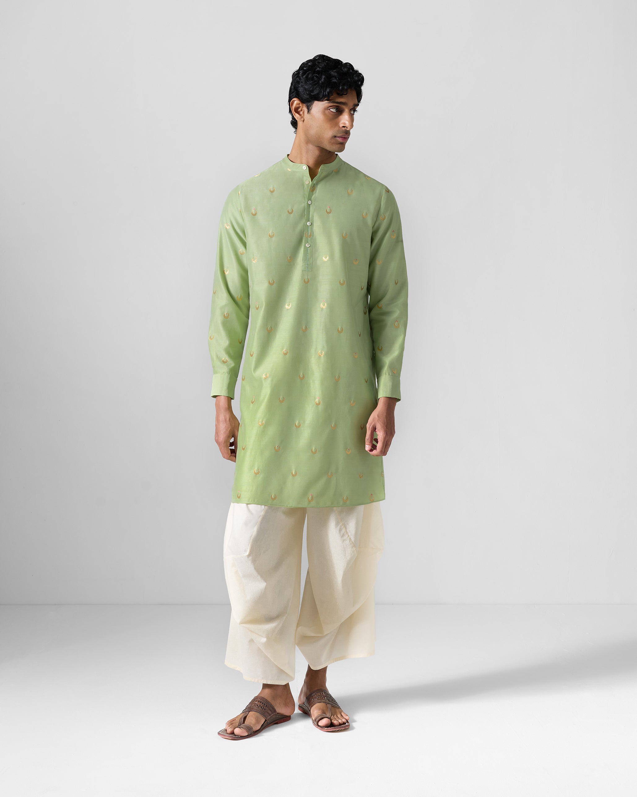 Astral Kurta - Mint Green
