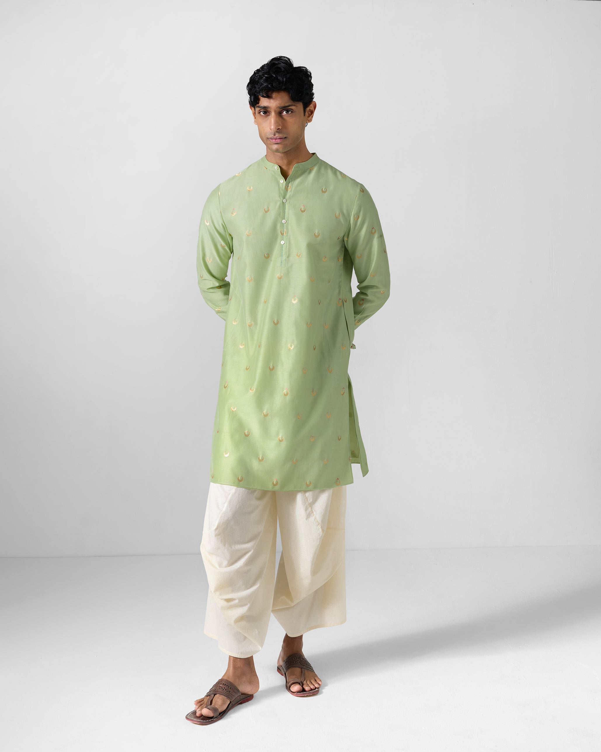 Astral Kurta - Mint Green
