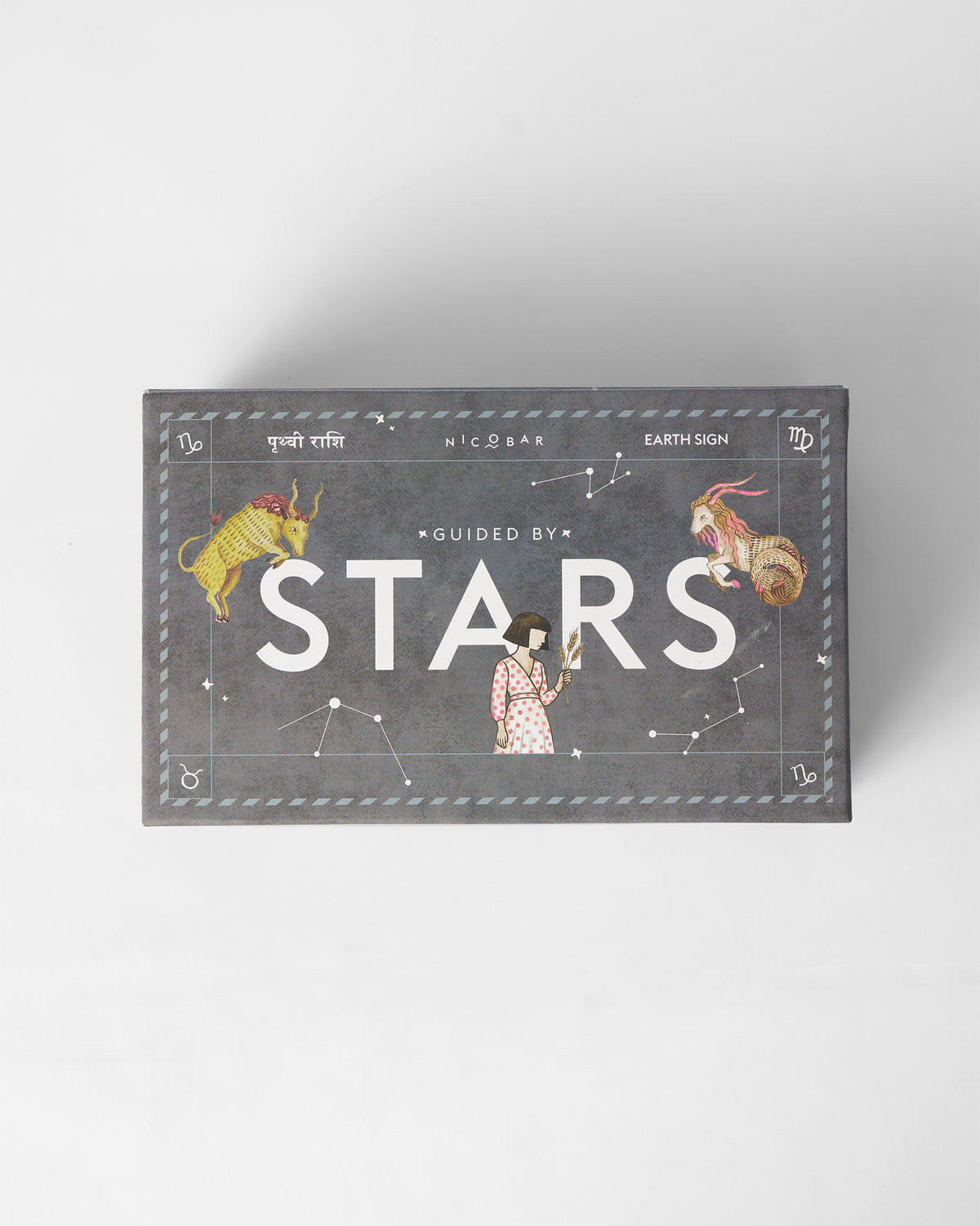Guided by Stars earth-sign Nicobar gift box for the Nico Taurus set.