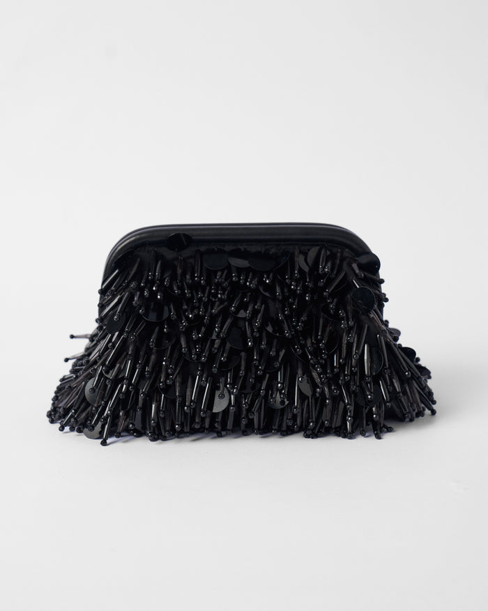 Starry Night Clutch - Black