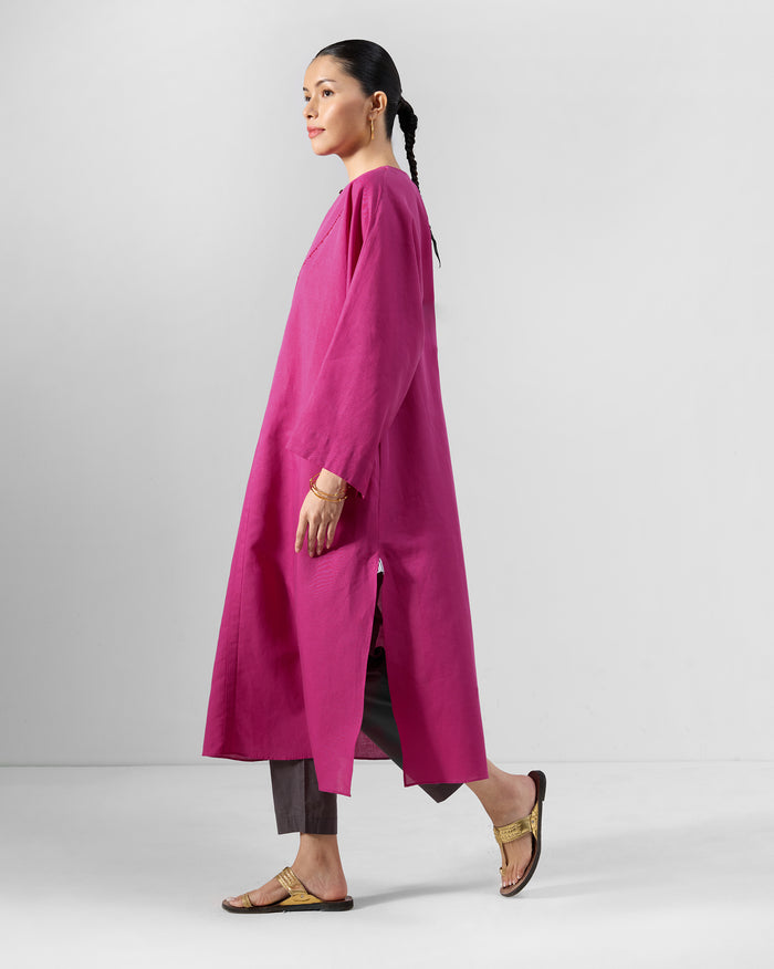 Nihra Kaftan - Cotton Linen Loose FIt