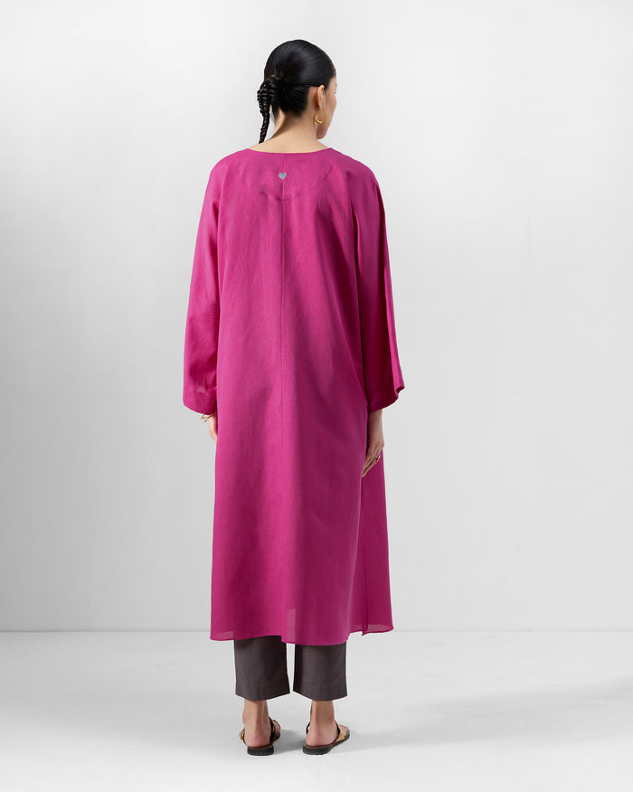 Nihra Kaftan - Cotton Linen Loose FIt