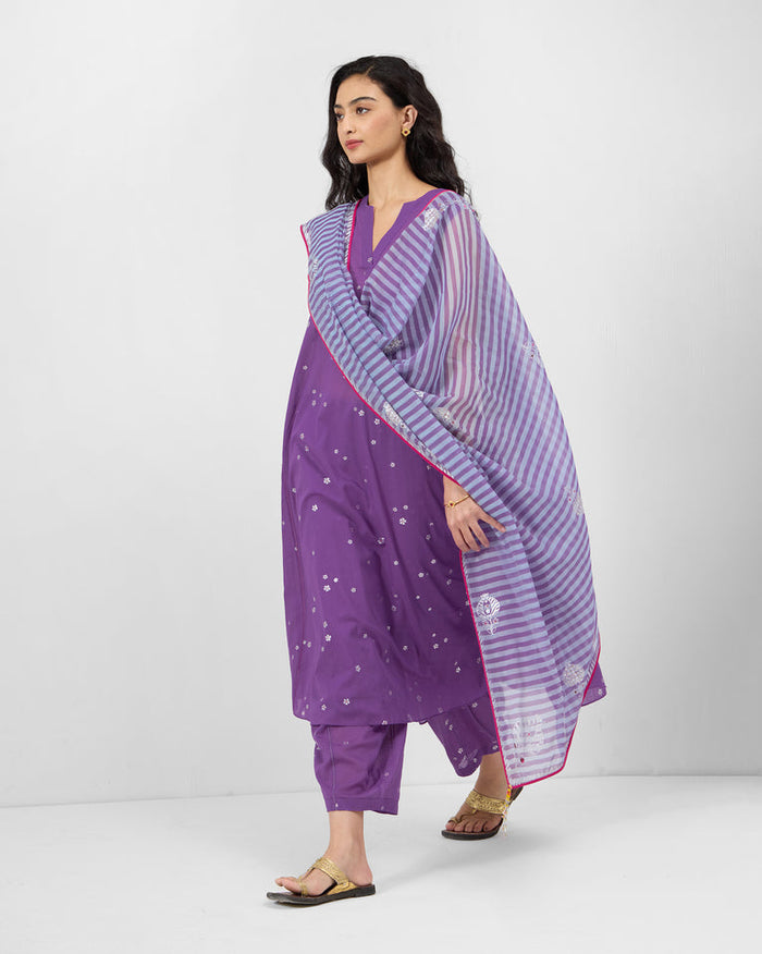 Vana Dupatta - Printed Cotton Silk