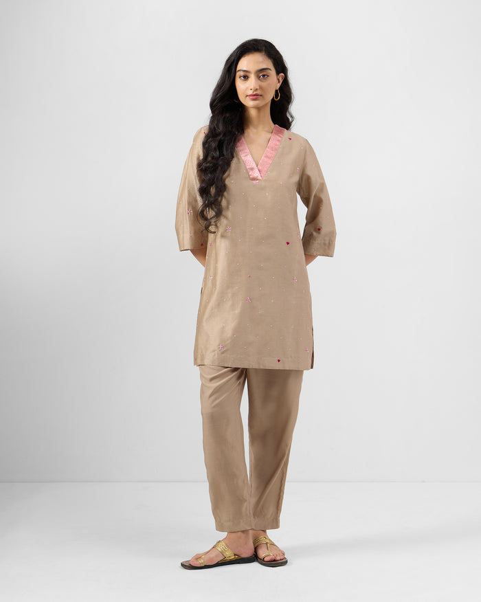 Yeles Kurta - Cotton Silk Regular Fit