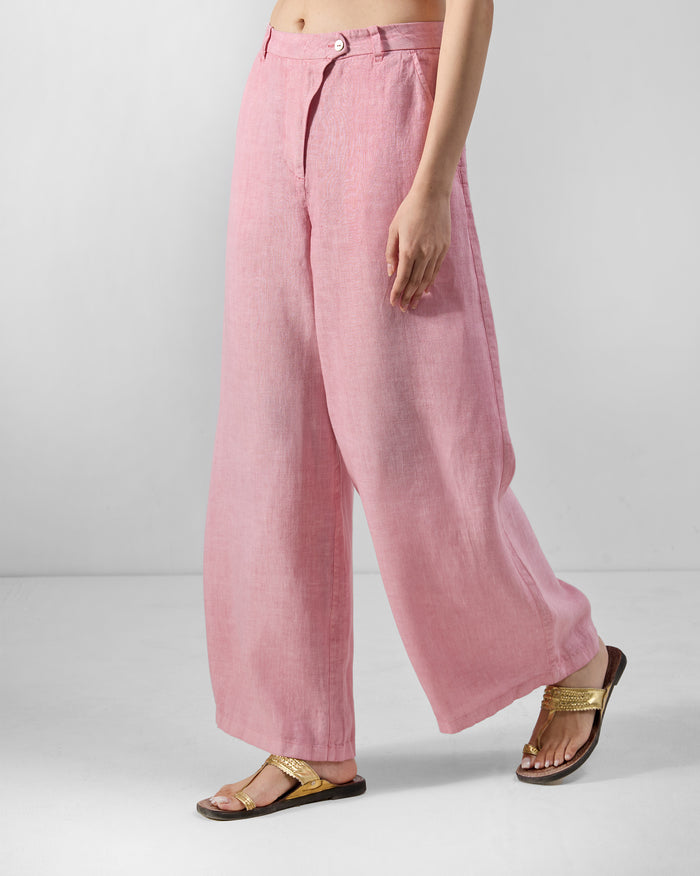 Aven Pants - 100% Linen A-Line Fit