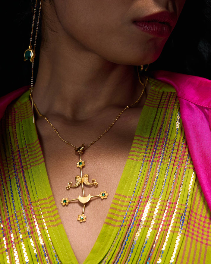 Gul Baag Necklace - Gold