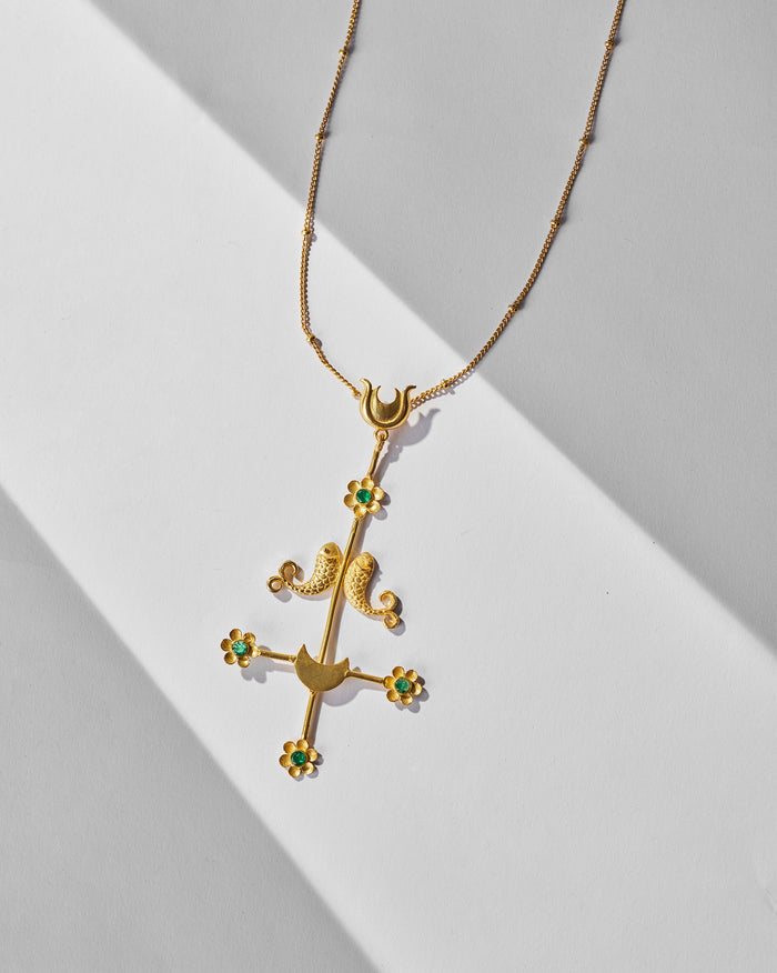 Gul Baag Necklace - Gold